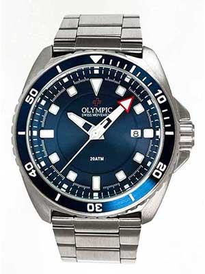 Aquanaut Dive watch blue dial with date Screw down crown Rotating bezel 200 metres water resistant